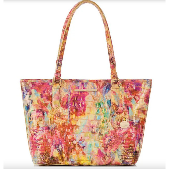 NWT BRAHMIN Melbourne Collection Happy Hour Medium Asher Tote Bag